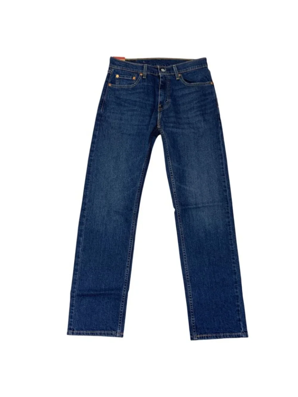 NWT Levi's 505 Men's W30 L32 Blue Regular Fit Jeans Stretch Denim Straight Leg